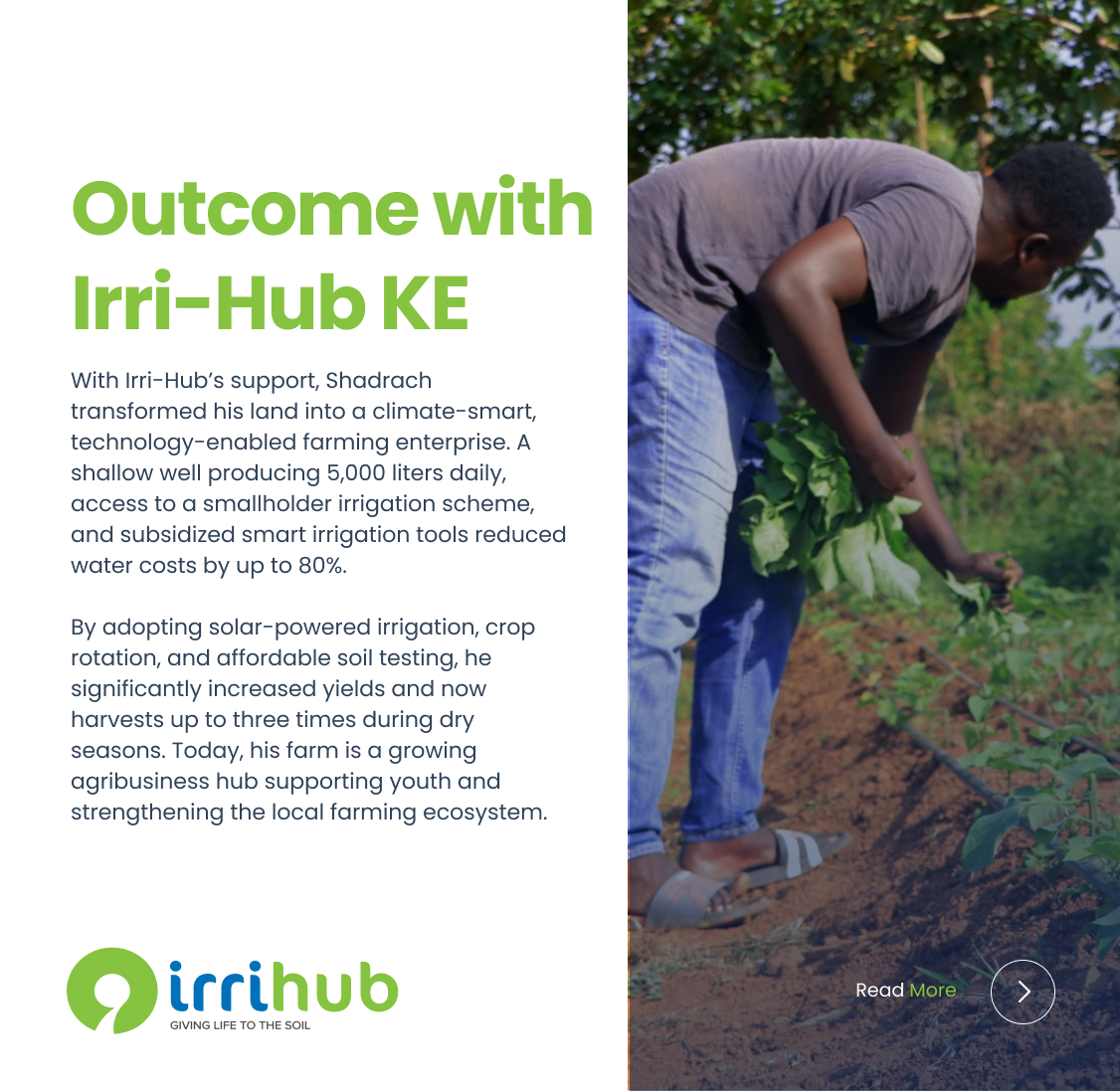 IrriHub's tweet photo. From humble beginnings to a thriving, climate-smart farm, Shadrach shows how innovation and determination can transform agriculture.
#InspiringFarmers #ClimateSmartFarming #SmartFarming #FarmInnovation #AgricultureKE #FarmersKE #KnowYourFarmer #AgriSuccess https://t.co/4HynvqsWLR