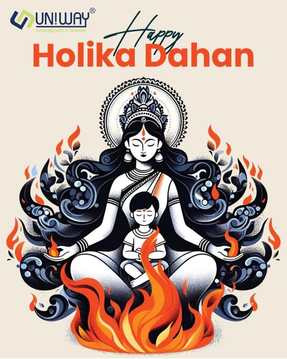 UniwayI's tweet photo. "May the sacred fire of Holika Dahan purify your life with happiness and success."

#Uniwayinfocom #holikadahan #festival #success https://t.co/vj4gWIxrvP