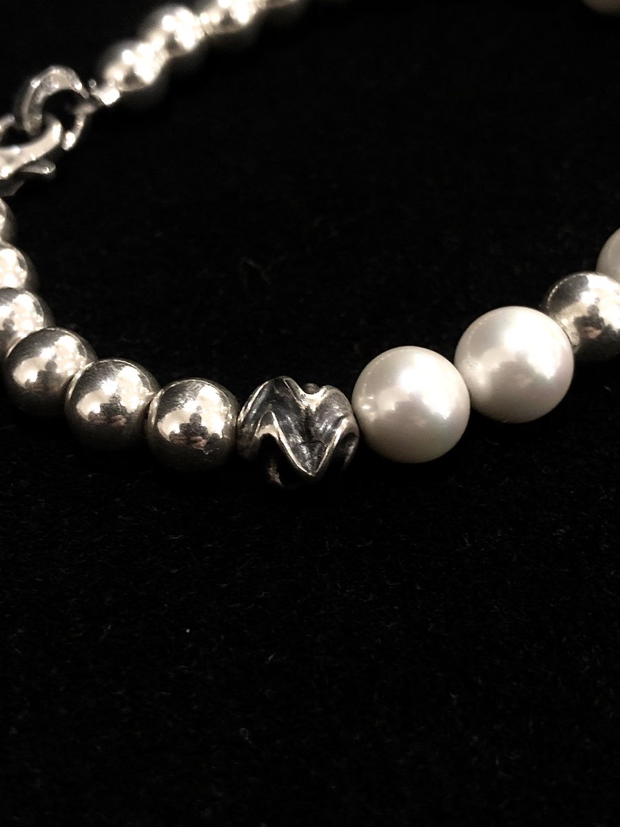 こんにちは大金です！ 【RT:PEARL BRACELET】 パールとシルバーの輝き 
