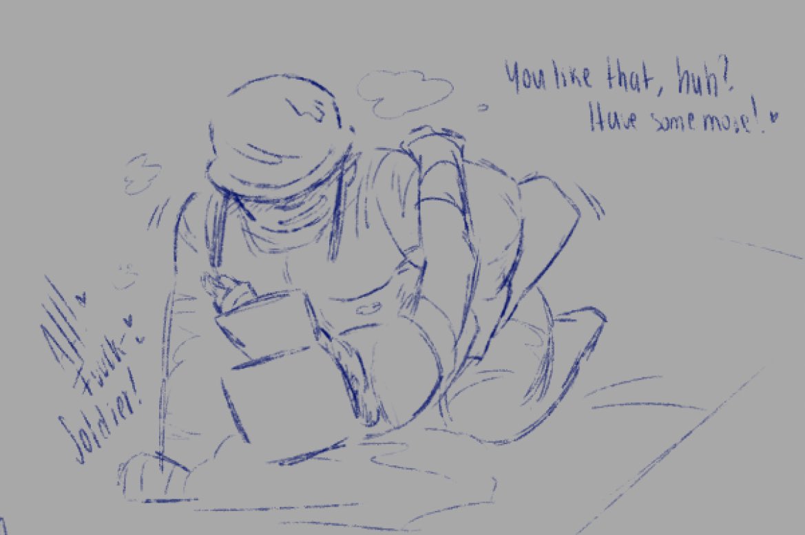 SecretAsher_'s tweet photo. Old soldierscout doodles

#tf2nsfw https://t.co/xc1wkZyVs3