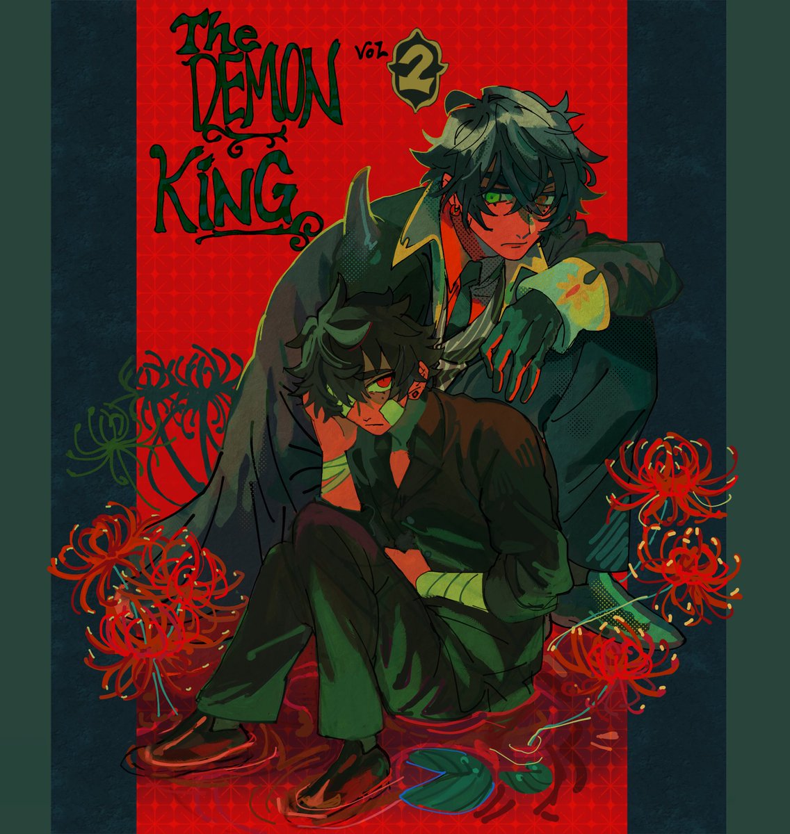 BB_0195's tweet photo. Fake manga covers having fun with composition :P with kuuichi 😄📿1️⃣ https://t.co/szD6aFSUTz