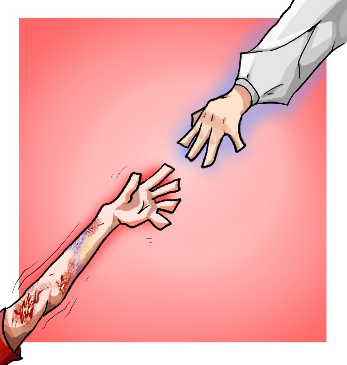 ‘you can count on me to nurse the bruises that saved my life’
#littlenightmaresOC