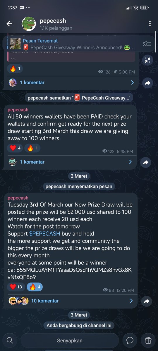 Metixc151920's tweet photo. @PEPECASHVU @zaynrae05 $PEPECASH is giving away $2,000 and the community is absolutely sending it. 🐸💨 The $2,000 MEGA GIVEAWAY is live and the vibes are unmatched. Let’s send $PEPECASH to the moon together! 🚀

5FbBEQUCt7wn34viYmzQZU6EXmveveaiBfdnGDDfD7Fu

@jusacrypto111 
@cryptoistrade 
@CryptooSun https://t.co/jV8ERWGRol