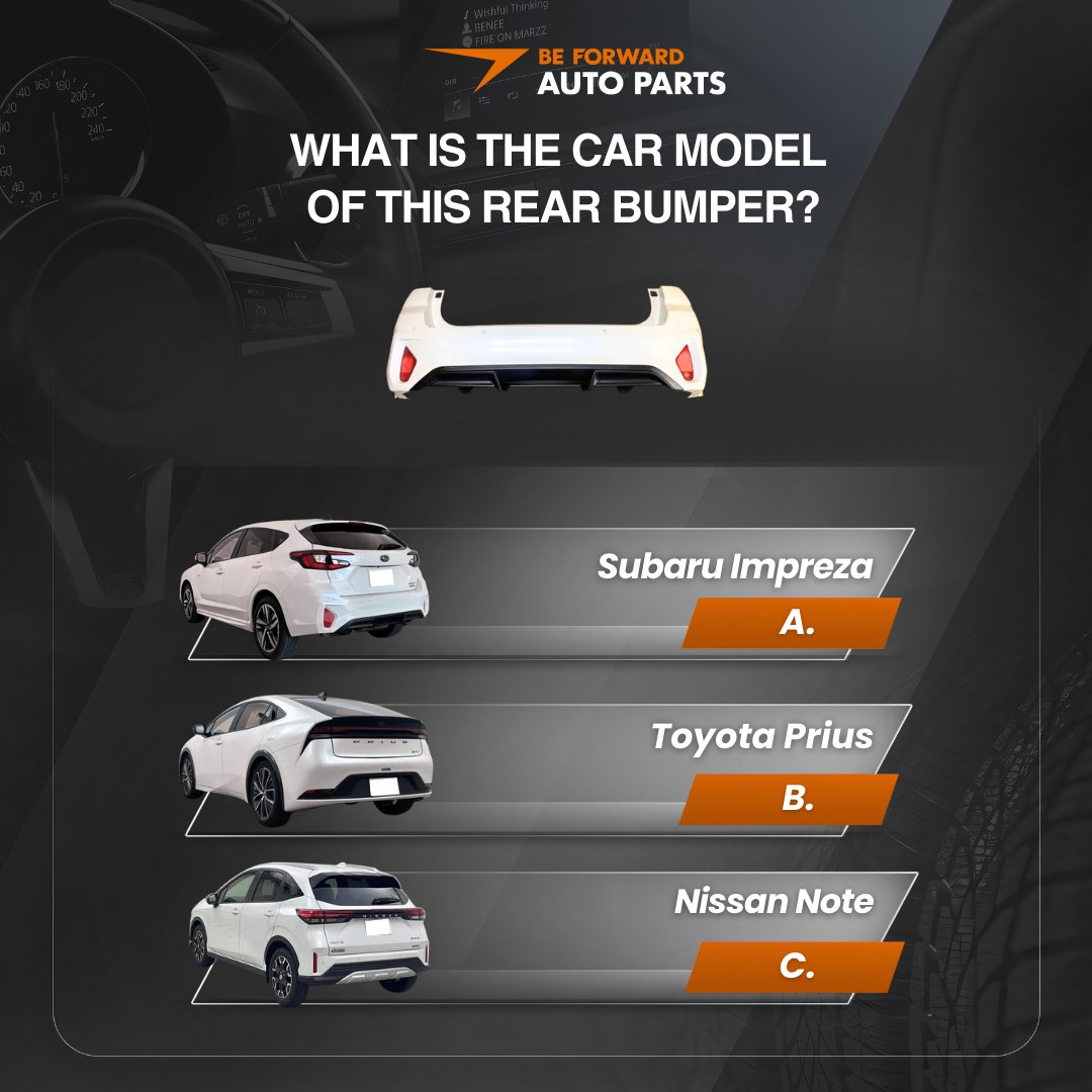BF_AutoParts's tweet photo. π Guess the car model just by its Rear Bumper!
π₯ Think you know the answer? Drop it below! π±π
Browse Rear Bumpers Here: https://t.co/YhGDX5j8L4
.
.
.
#GUESSTHEMODEL #autoparts #parts #rearbumper https://t.co/kpLzfAHbEd