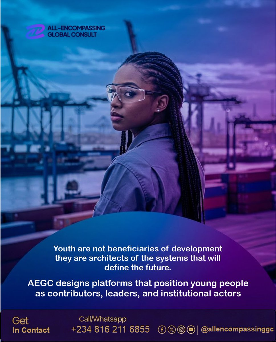 AEGC_Official's tweet photo. Youth aren’t beneficiaries.
They’re system architects. #FutureBuilders https://t.co/sgFFMMeVPi