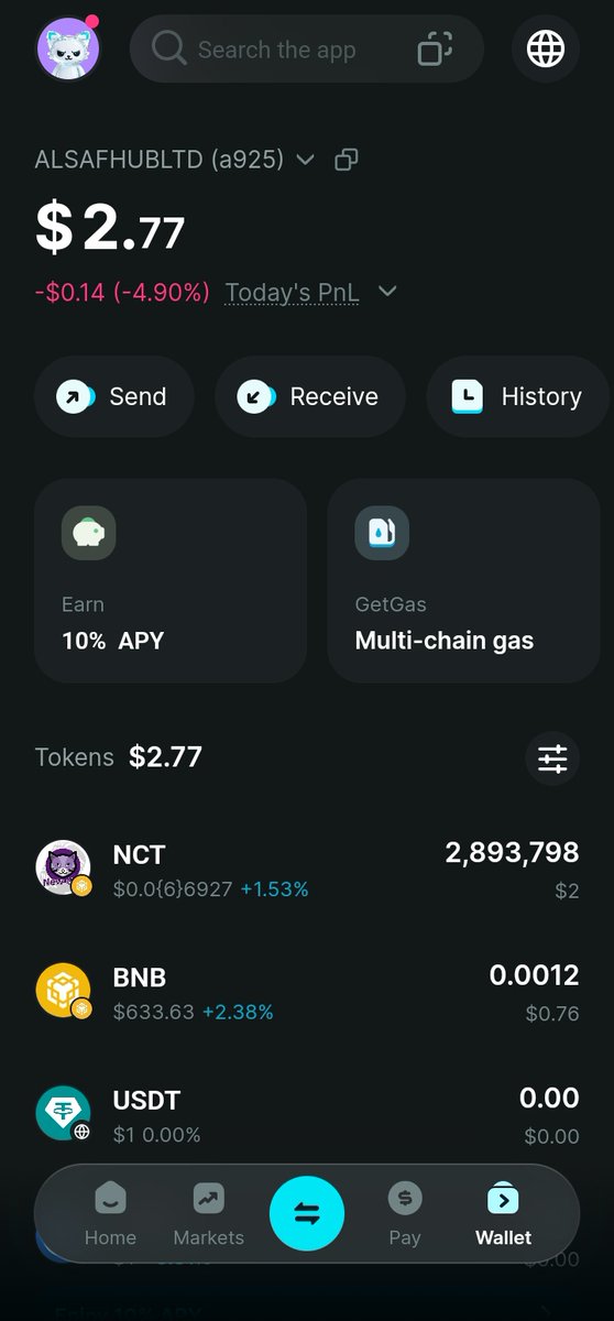 HELLO NEWCATS, 

We bring you good news !
You can now buy your #NEWCAT $NCT <a href="/BitgetWallet/">Bitget Wallet 🩵</a> 

This is one of the ways we work through to bring #Newcat closer to you. 

CA: 0xb5499B14Aca2A9B27F0E1E263186d93379485B64

Try it our now.

Thank you <a href="/bitget/">Bitget</a> <a href="/BitgetWallet/">Bitget Wallet 🩵</a> <a href="/BitgetWalletAF/">Bitget Wallet Africa🌍</a>