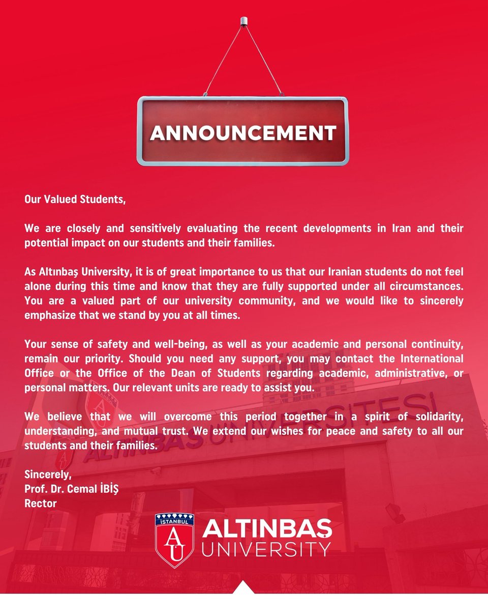 Altınbaş Üniversitesi (@altinbasuniv) on Twitter photo 