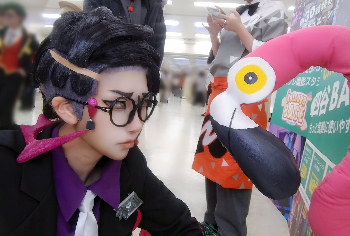 krsbでaokさん(<a href="/MEPW73/">凛太郎@5/6🟩</a>)とこの🦩とメンチ切り合ってたやつ。

流石の肝っ玉やな…
#アコスタ池袋