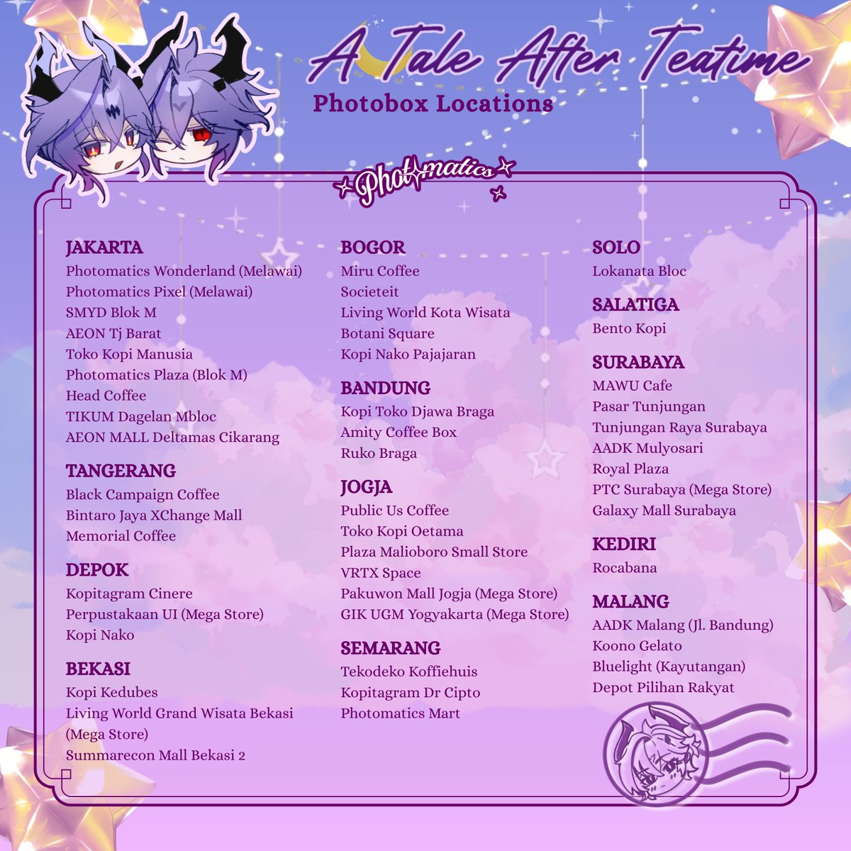 serulingbambuw's tweet photo. 💌 You are invited to the tea party! 💌

Durin's birthday photoframe event by @serulingbambuw @Podenkmangga_ @rzm_mmzk @bbleventeen @diuwukan @zeedraws 

 ⋆｡˚✴︎ A Tale After Teatime ✴︎˚｡⋆
📆 8-14 March 2026
📍 @photomaticsid 

Share your moments with #DurinTeatime —⭐️ https://t.co/9UYKU75nSd