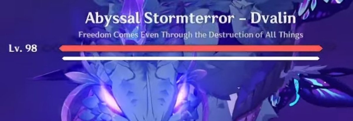 "Freedom comes even through the destruction of all things"