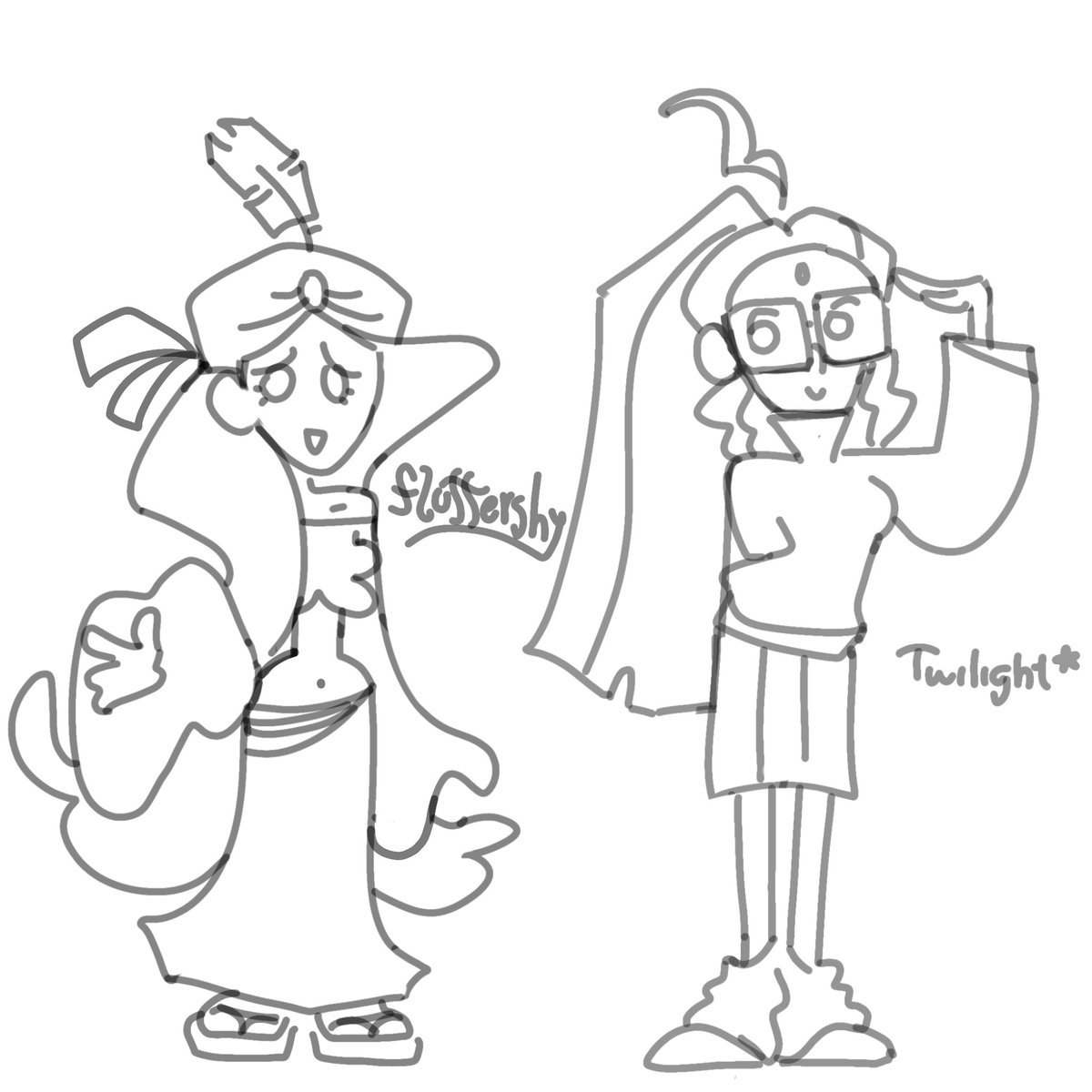 CHUBI1I's tweet photo. My take of main six as humans lmao https://t.co/r47lEtUMFg