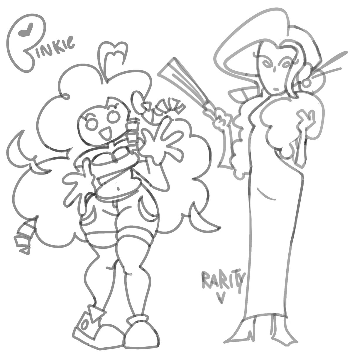 CHUBI1I's tweet photo. My take of main six as humans lmao https://t.co/r47lEtUMFg