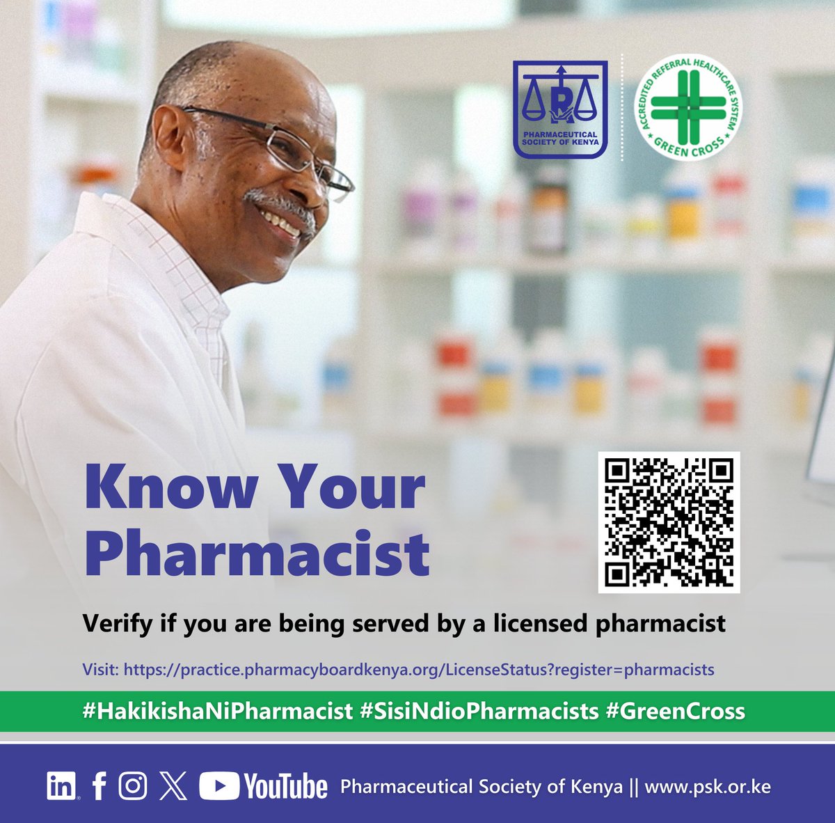 The Pharmaceutical Society of Kenya (PSK) tweet media