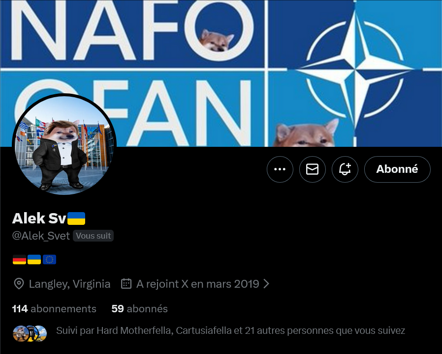 Fellas, can we boost <a href="/Alek_Svet/">Alek Sv🇺🇦</a>? 

Thank you 🫡💙💛

#WeAreNAFO
#NAFOExpansionIsNonNegotiable