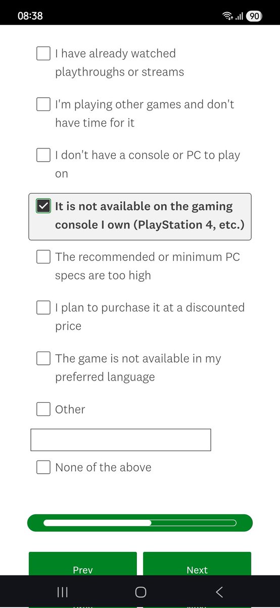 Tyrellwc6's tweet photo. @Nerotrademark Saw that capcom did a survey about requiem asking questions like why haven't u picked up the game and one of the options were the game isn't available on the console u own mentioned/including ps4 could be something hopefully  soon 🙂 https://t.co/0yagNOUh1e