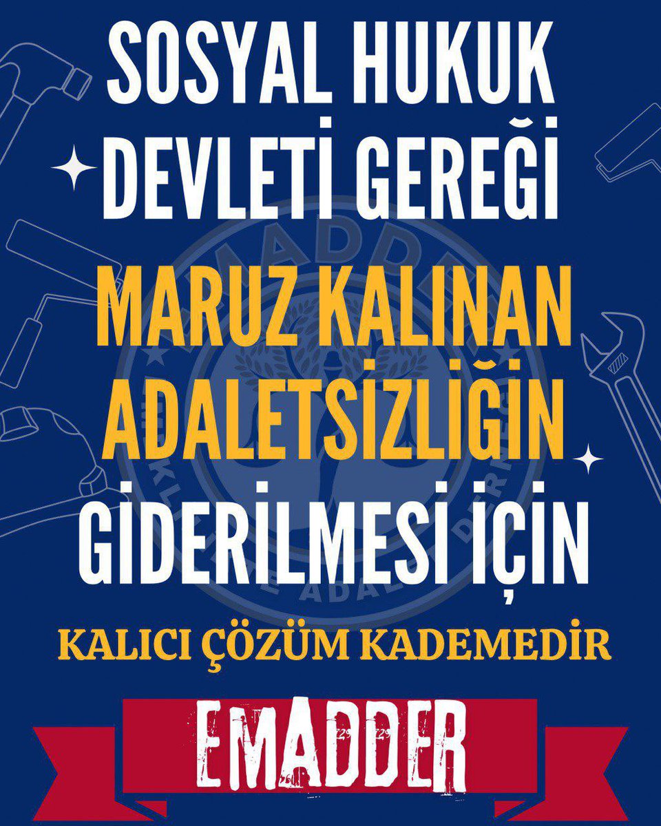 Vicdanlar ağır yaralı ❗️
SGK girişi 1️⃣gün geç olan yurttaşa 1️⃣7️⃣sene geç emekli olacaksın denildi 
👉Bu haksızlık
👉Adaletsizlik
👉Eşitsizlik son bulmalı
➡️Kademeli emeklilik gelmeli
<a href="/RTErdogan/">Recep Tayyip Erdoğan</a>
<a href="/_cevdetyilmaz/">Cevdet Yılmaz</a>
<a href="/isikhanvedat/">Prof. Dr. Vedat Işıkhan</a>
<a href="/eczozgurozel/">Özgür Özel</a>
<a href="/burhanduran/">Burhanettin Duran</a> 

#KademesizÜçMart