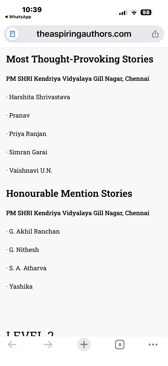 KvLib's tweet photo. #NationalWritingCompetition 2025-26 
Out of more than 1200 entries received nationwide, 11 students from our school @PMSHRI KV @GillNagar have been selected under various award categories.

@KVS_HQ @dcchennaikvs @EduMinOfIndia #AspiringAuthors https://t.co/sIOvqJrAc8