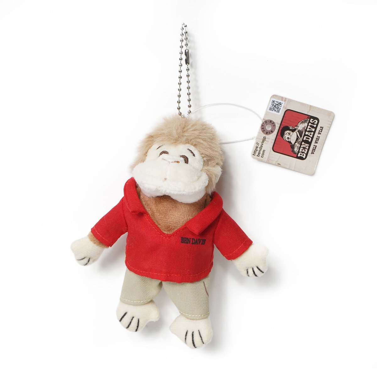 BendavisJp's tweet photo. KEY CHAIN DOLL  

人気のBEN DAVISゴリラマスコットがリニューアルして登場です！ 青いオーバーオールや、赤のハーフジップシャツを着たカジュアルなスタイルが特徴的な、遊び心あふれるマスコットキーホルダーです。
https://t.co/2khcNYTUHy https://t.co/Eh9pMpnpxv