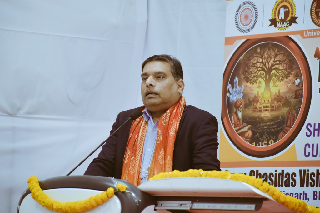 anilaksin's tweet photo. It was an honour and great pleasure to participate and Co-Chair a session in the International Conference on "Rethinking Traditions: Shifting perspectives in cultural interpretation" by ICCS, Bharat at GGV Bilaspur, Chattisgarh on 27-28 February 2026. https://t.co/yJZqnJYCzt