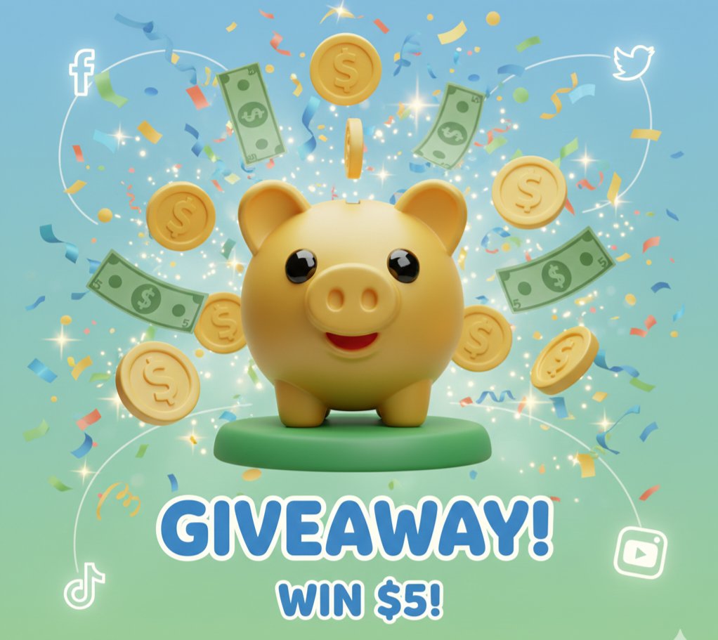 🎁 #Giveaway $5

1 winner 

To enter:
1️⃣ Follow me
2️⃣ Retweet this post

24h ⏰
Winner announced tomorrow!

$BTC $SOL $XRP