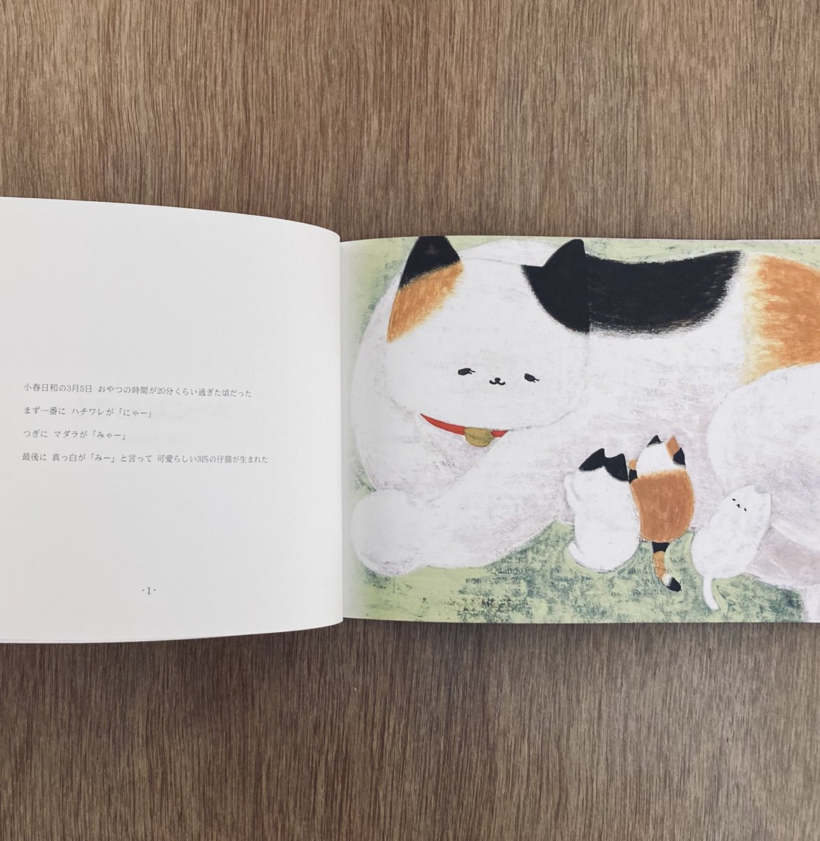 絵本間に合いました #みーこは生きる 2015年制作 みーこは、みつごの