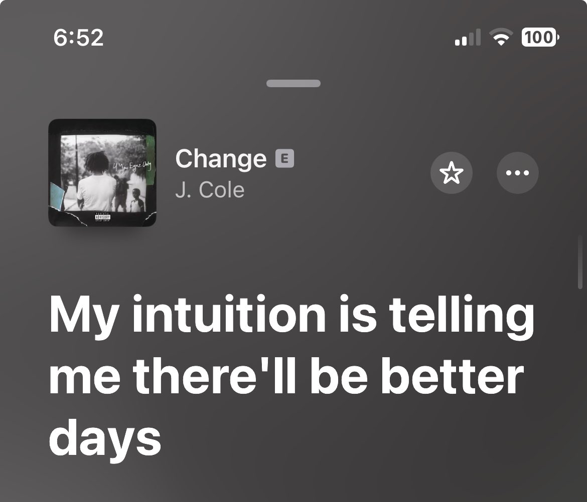 There will be better days