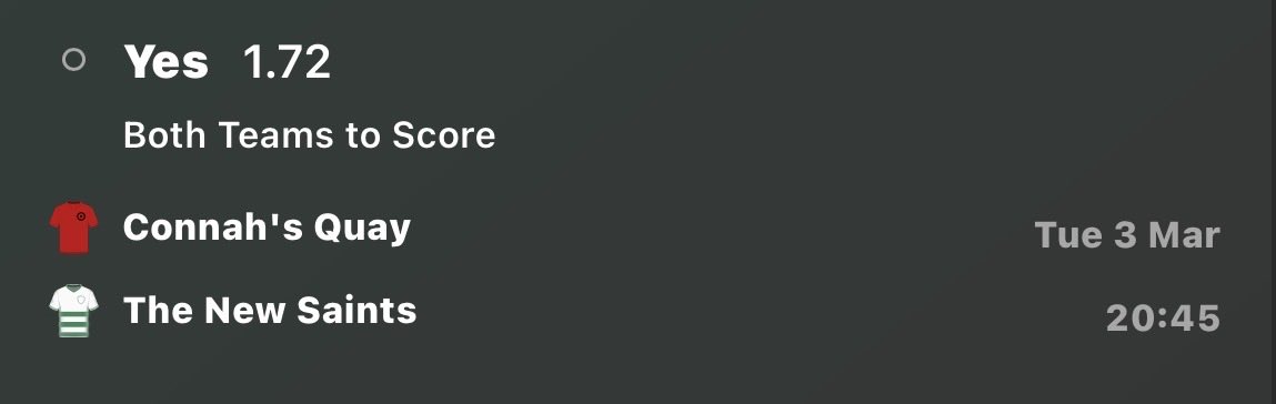 FootBetting03's tweet image. 🏴󠁧󠁢󠁷󠁬󠁳󠁿 Connah’s Quay Nomads vs The New Saints

Connah’s Quay (Home):
•Scored in all 12 home matches
•Averaging 2.42 goals per game at home
•BTTS in 10 of 12 home fixtures
•Last home win (31 December) finished 3–1
•BTTS in 7 of the last 9 H2Hs since 2024

The New Saints (Away):