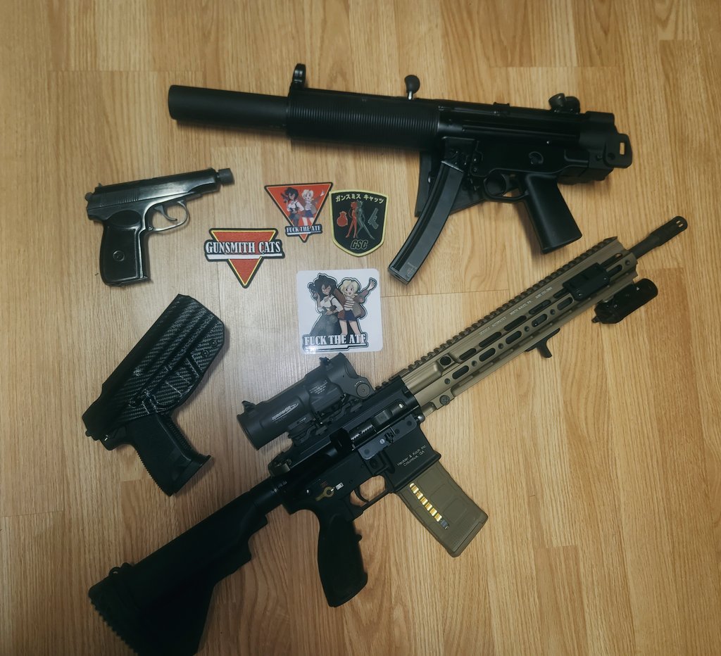 Rally_Armaments's tweet photo. I love my new Gunsmith Cats patches from @WGWaifus! Rally is best girl.
#WeaponsGradeWaifus #WGWaifus #Patch #AnimePatch #MoralePatch https://t.co/nSW4E8Pq7Y