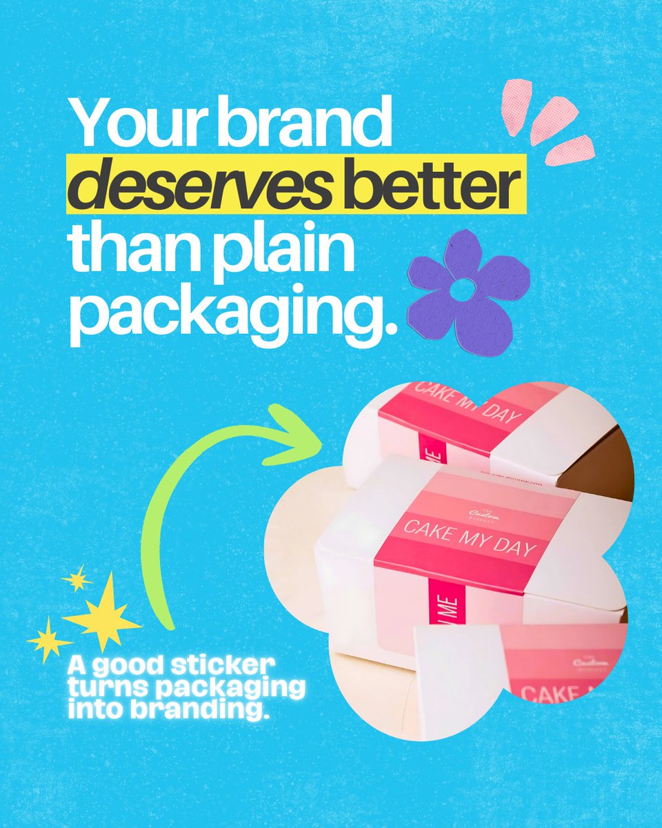 StickerooAu's tweet image. If your packaging is doing nothing for your brand....Let’s fix that 😉

#Stickeroo #CustomStickers #StickerPrinting #DieCutStickers #VinylStickers #HolographicStickers  #SmallBusinessAU