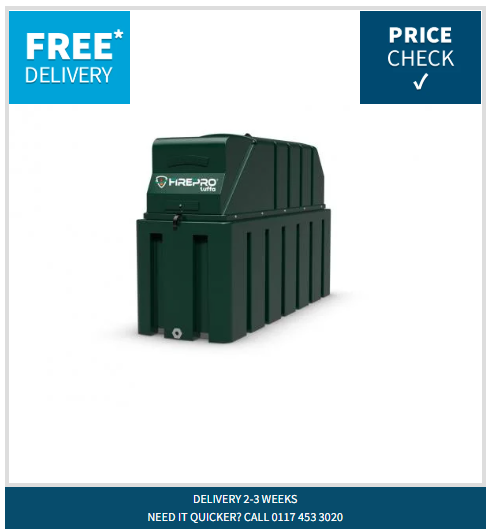 TUFFA 1350SLBFP Fire Pro Bunded Heating Oil Tank with 𝗜𝗻𝘁𝗲𝗴𝗿𝗮𝗹 𝗙𝗶𝗿𝗲 𝗣𝗿𝗼𝘁𝗲𝗰𝘁𝗶𝗼𝗻🏷️PRICE CHECK✔️Made in the UK✔️10 year warranty✔️ £2,670.00 inc. VAT | Product Code: TUFFA 1350SLBFP 🟠 tanksforeverything.co.uk #pricecheck #warranty #tanks #heatingoiltank #bunded