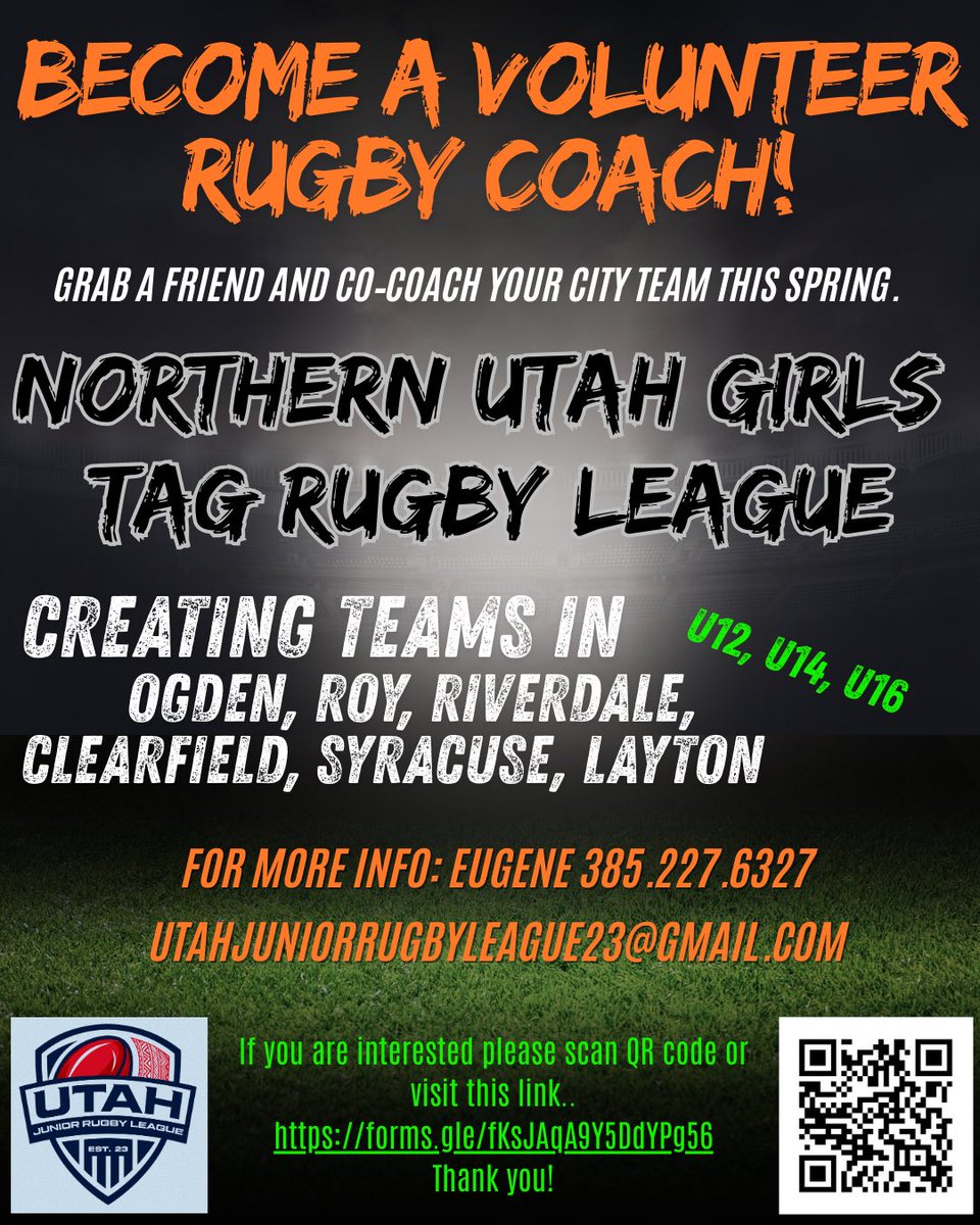 Utah Junior Rugby League tweet media