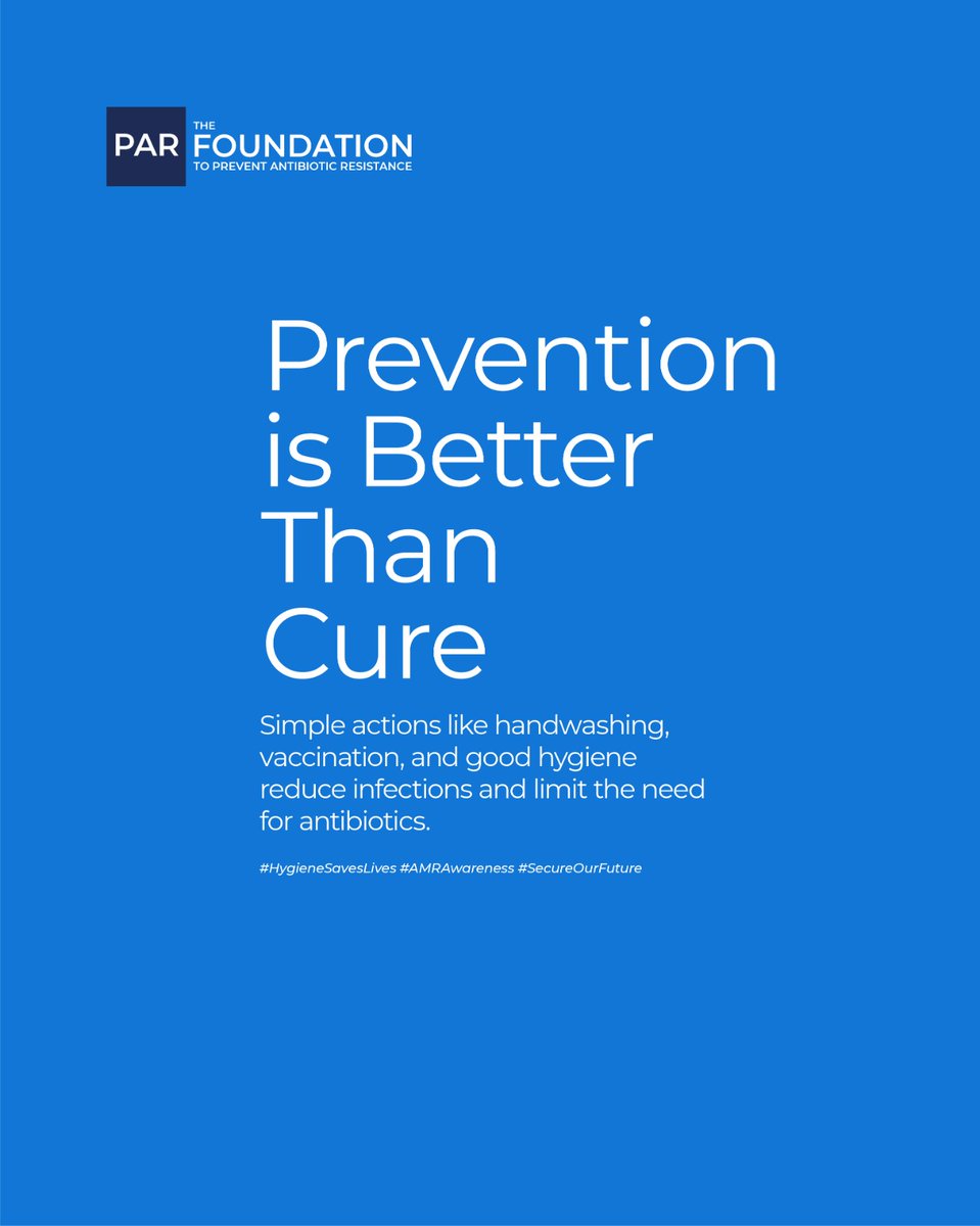 The Foundation to Prevent Antibiotic Resistance tweet media