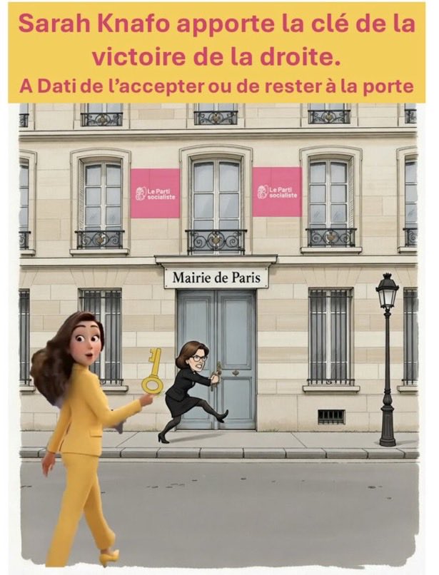 À tous les soutiens de <a href="/datirachida/">Rachida Dati ن</a> qui s’apprêtent à nous rejouer une journée de vote utile contre Sarah Knafo, cette image résume bien la situation et vous le savez. 

Pour une municipale, il n’y a PAS de vote utile avant le 1er tour. Les électeurs peuvent voter pour leur
