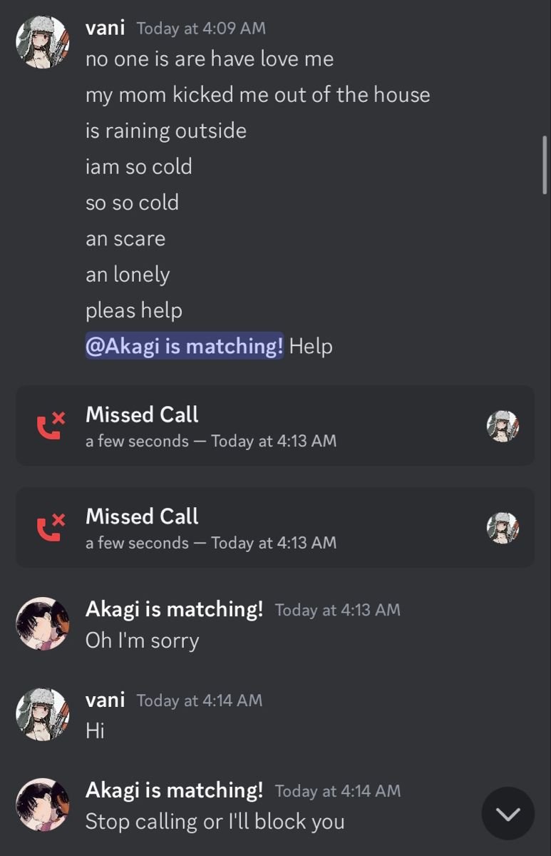 Discord Messages With Threatening Auras tweet media