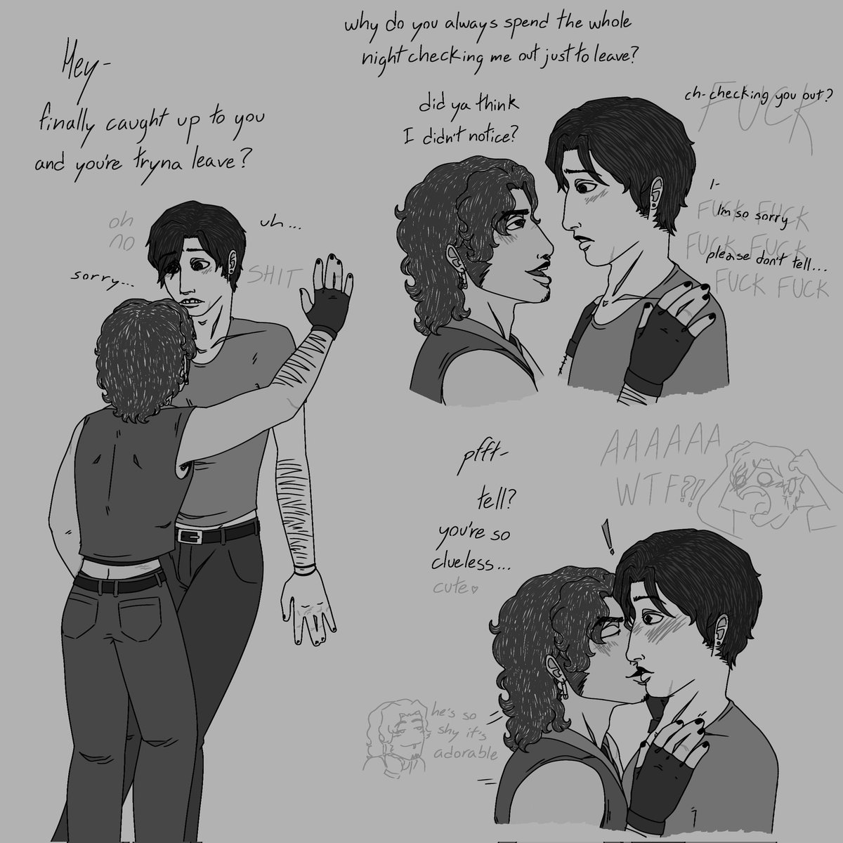 mimehusbandry's tweet photo. these guys have been rotting my brain nonstop so this is probably all I'm gonna post for months lol #oc #art #gay https://t.co/2XKLU0U5bS