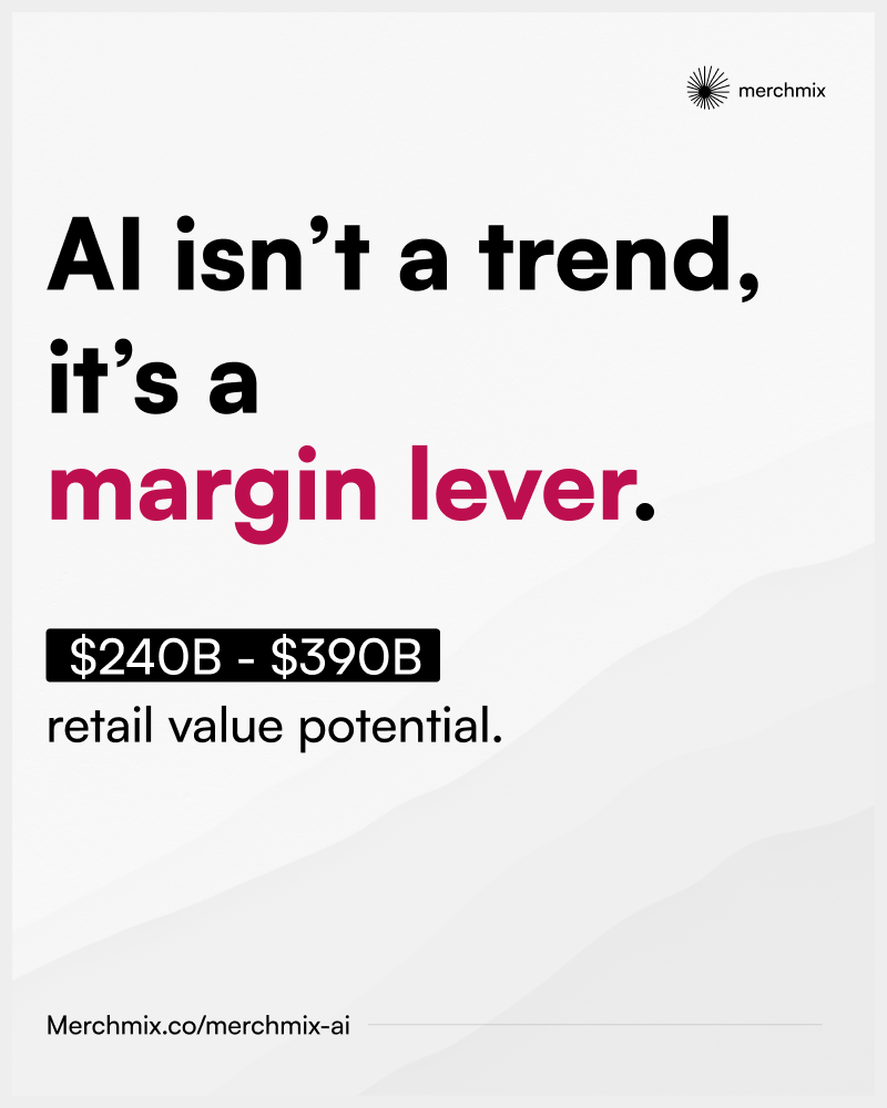 TheMerchmix's tweet photo. The winners won’t be the ones “trying AI.”

They’ll be the ones running the business with it

Across planning → trade → allocation → execution.

Merchmix is AI-native: AI is built into the platform, not layered on top.

DM “AI” for the overview.
.
#Merchmix #RetailPlanning https://t.co/NudmHhaYq7