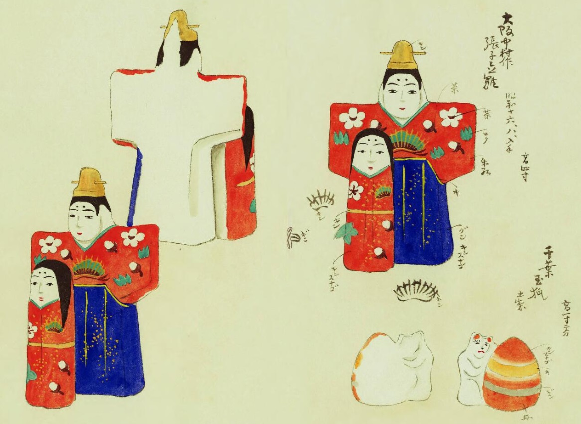 中之島 資料紹介】本日は #ひな祭り「#桃の節句」。 「おおさかe