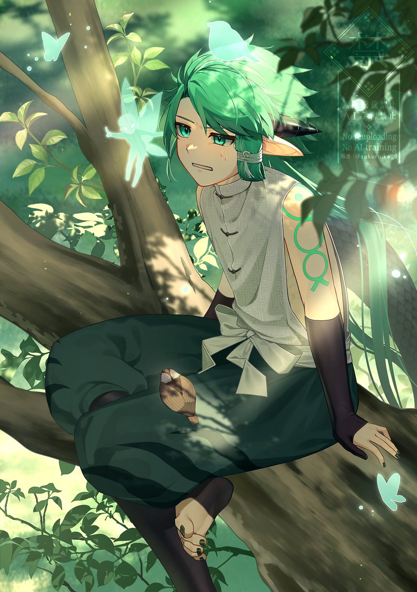 #桜池創作ー龍の箱庭
#創作
『報告』
「……………………はぁ……」

苦労性の歴さま😌