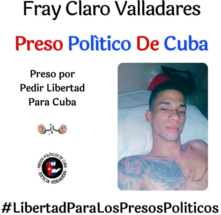 🇨🇺 Libertad para Fray Claro Valladares, preso politico condenado a 10 años de cárcel por el supuesto delito de sedicion por participar en las manifestaciones en la ciudad de #Nuevitas en Agosto de 2022. No lo dejemos solo.