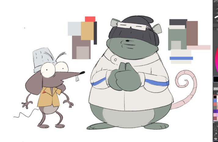 Justacean_'s tweet photo. Couple characters I made up~
Meet Ratthew and DJ Swiss🐀🐀 https://t.co/cjFIValDyN