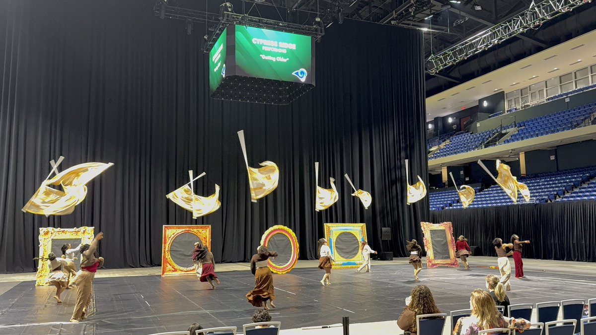 DrLozano_CFISD's tweet image. Our Color Guard lit up the floor tonight with an incredible performance! The precision, passion, and hard work truly showed. We are so proud of the dedication they bring every time they perform—what a fantastic job! @CypressRidgeHS @CyFairISD @CFISD_FineArts #RamPride #RamNation