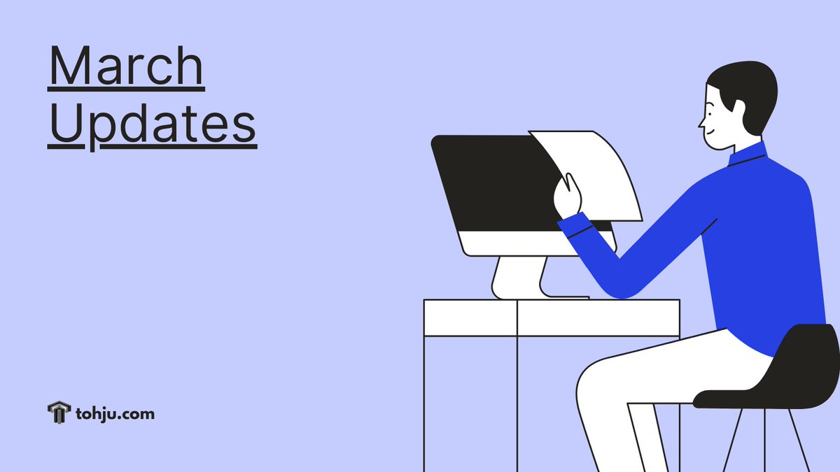 tohjuapp's tweet photo. Tohju March 2026 Update 🚀
We’ve been shipping hard—better mobile UX, smarter chats, stronger agents &amp; e-commerce tools. Here’s what’s new at https://t.co/4LSCaUY5bH 📷
👇 https://t.co/vx3pCoN4MK