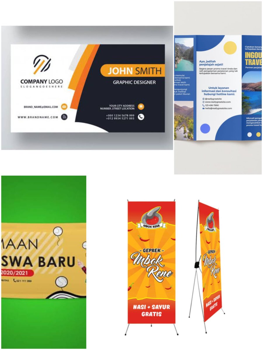Mang_Indra's tweet photo. Butuh cetakan yang eksklusif dengan harga terjangkau untuk menunjang bisnis anda?

Segera hubungi kami.. Mulai dari kartu nama, kop surat, brosur, banner, spanduk, merchandise, hingga kemasan makanan &amp; minuman pun bisa kami sediakan 

So tunggu apalagi? Ayo di order 👌#cetakan https://t.co/3nRIsdOJbY