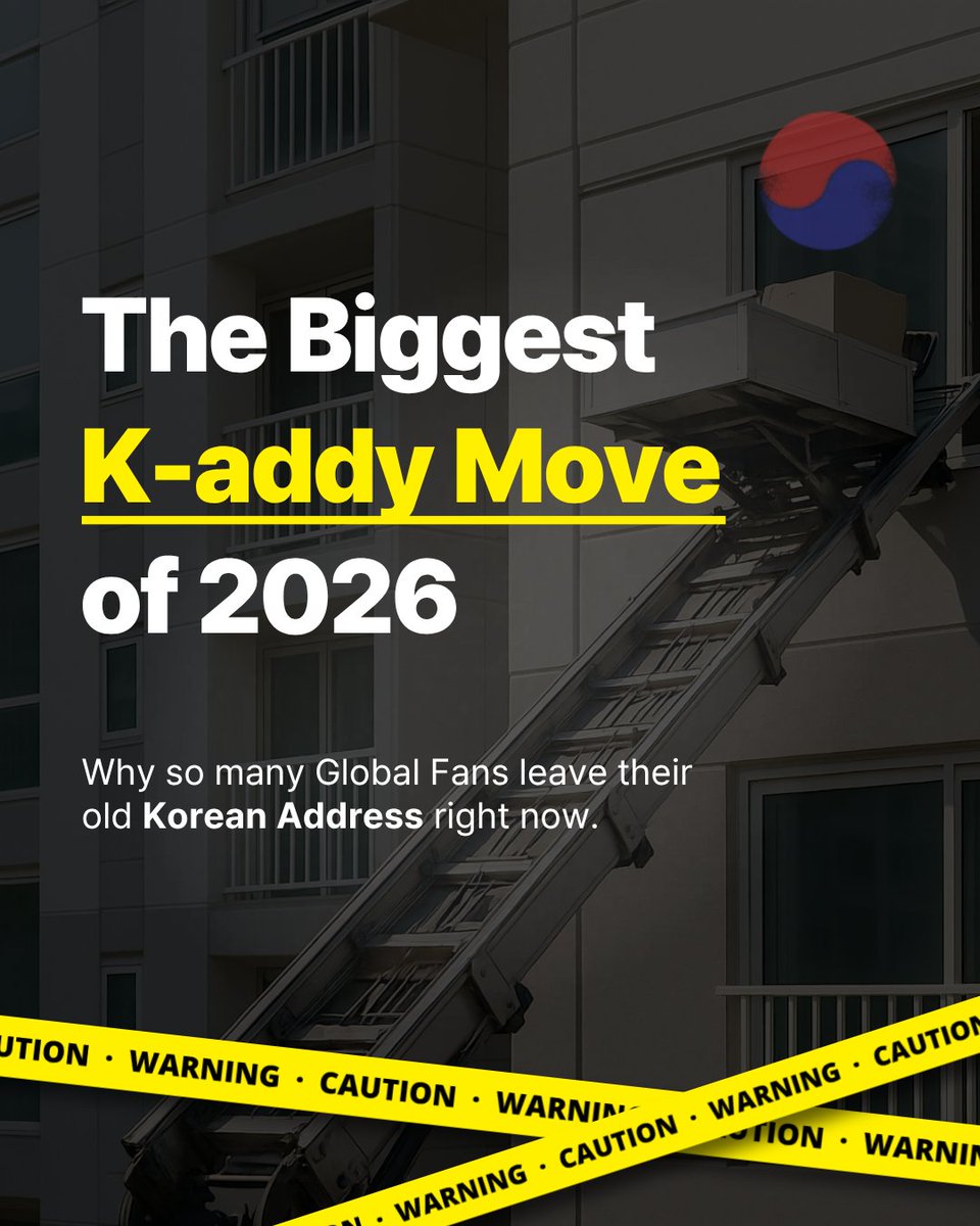 GlobalSH_kr's tweet photo. [📢] The Biggest Kaddy Move of 2026 🇰🇷 #KoreanAddress #Kadd 

This is an important analysis of this phenomenon, so please save and share it.🙏

Some already know, Others are just starting to realize. The old system cracks, customers move. If you’re reconsidering your Korean address, don’t wait for the next delay to decide. The safest move is the early move.