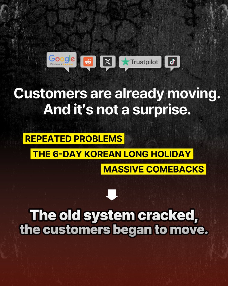 GlobalSH_kr's tweet photo. [📢] The Biggest Kaddy Move of 2026 🇰🇷 #KoreanAddress #Kadd 

This is an important analysis of this phenomenon, so please save and share it.🙏

Some already know, Others are just starting to realize. The old system cracks, customers move. If you’re reconsidering your Korean address, don’t wait for the next delay to decide. The safest move is the early move.