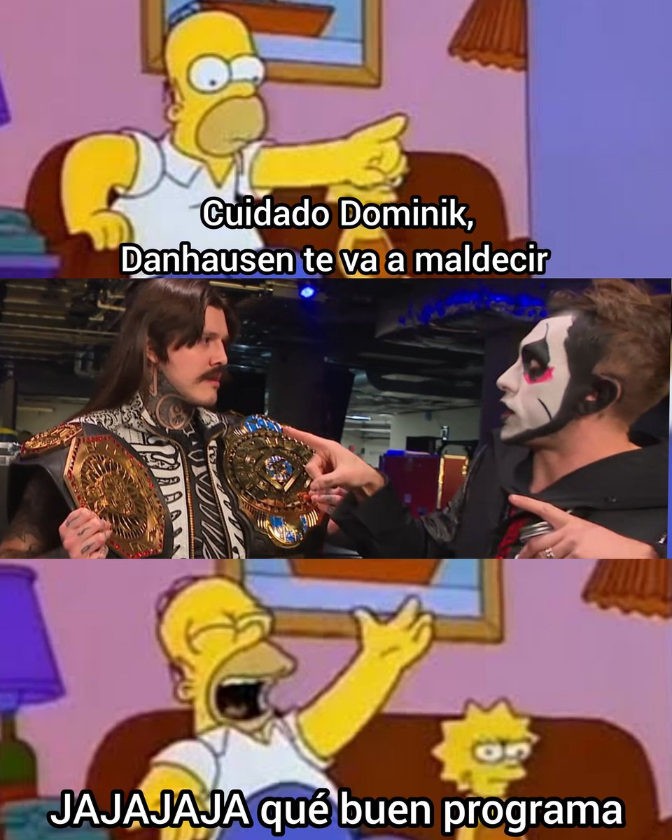 El primero en recibir la maldición 😈 #WWERaw