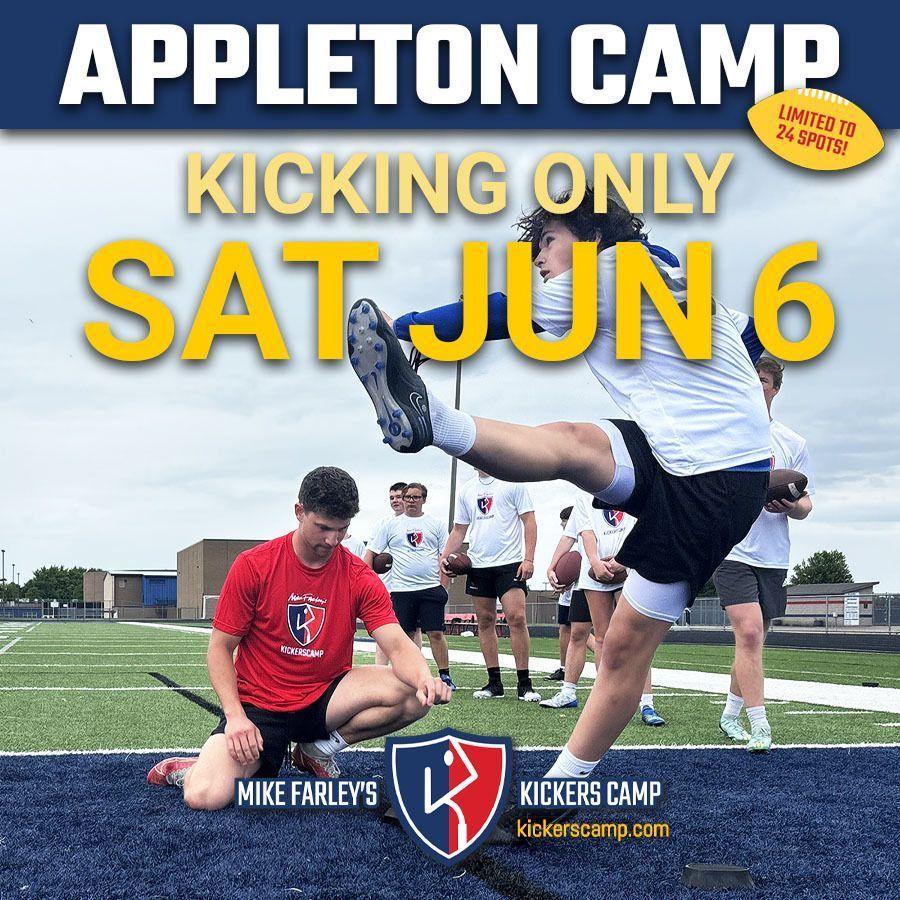 Mike Farley's Kickers Camp tweet media