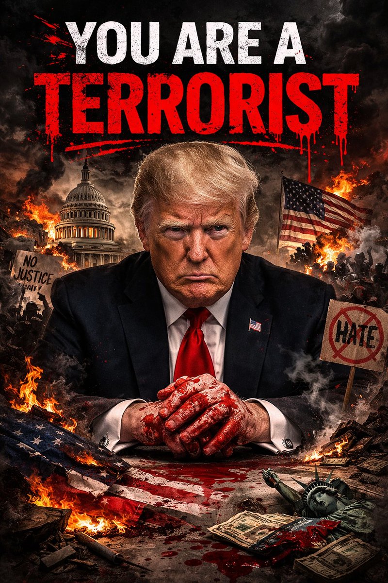 TifinaghGlobal's tweet photo. @realDonaldTrump You are a Terrorist. https://t.co/tEUqJILYf6