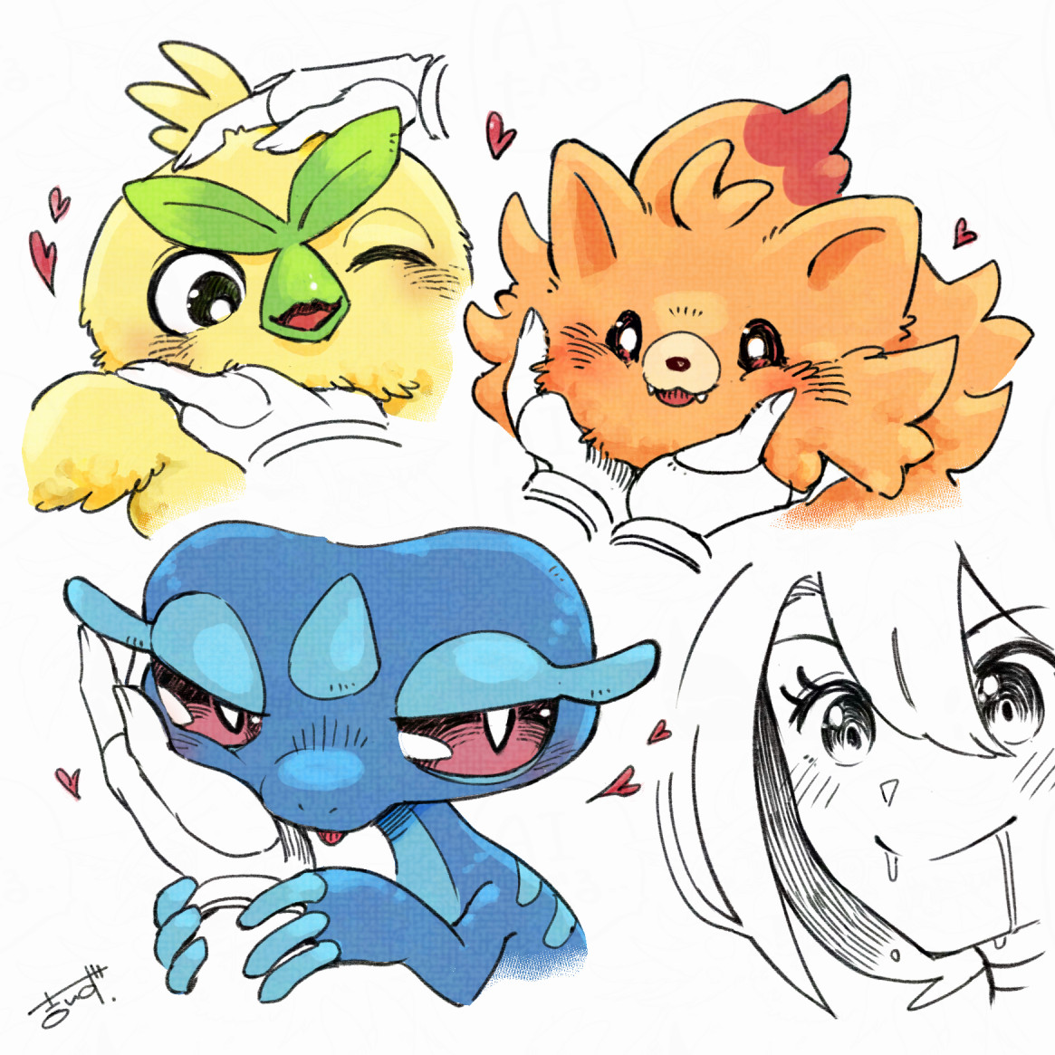 御三家カワイイよーしよしよし！！