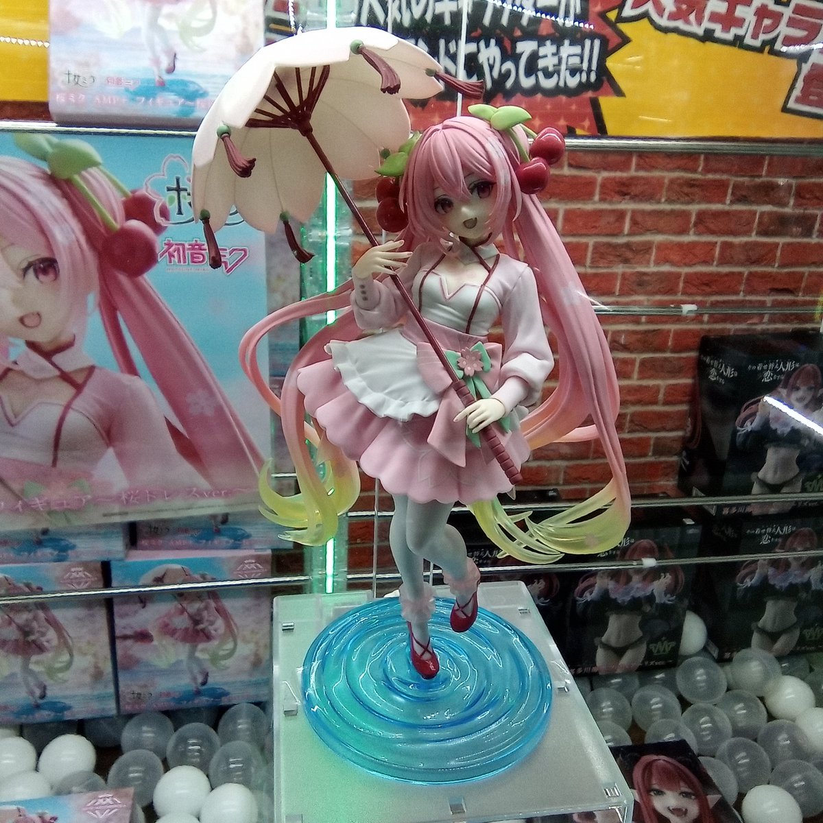 桜ミク AMP+ フィギュア〜桜ドレス Ver.〜が登場！ 今年も可愛い桜ミク